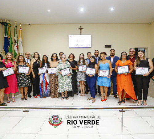 Sessão Solene da Camara Municipal de Rio Verde marca a comemoração do Dia Internacional da Mulher