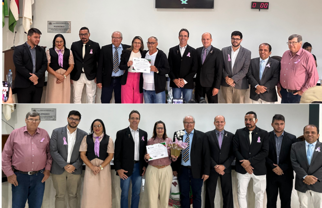 Câmara Municipal de Rio Verde entrega Moções de Congratulação a servidor público e empresária