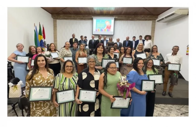 Câmara Municipal de Rio Verde de Mato Grosso realiza Sessão Solene de entrega da Moção ao Mérito Professora Emília Nogueira da Mota Álvares