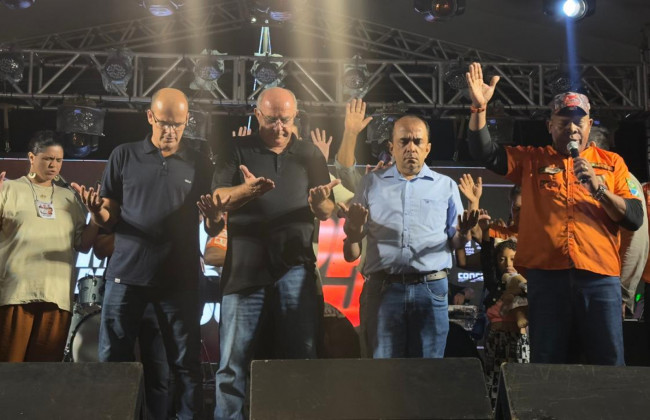 Marcha para Jesus 2025 re&uacute;ne multid&atilde;o em Rio Verde em ato de f&eacute; e uni&atilde;o